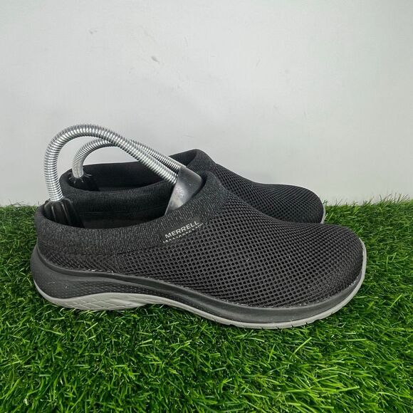 Merrell Women’s Mesh Slip-On Clogs Black Comfort Shoes Size 9 - Picture 3 of 8